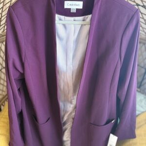 Calvin Klein Deep Purple Women's Blazer